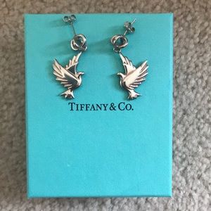Authentic Tiffany & Co. Dove Earrings